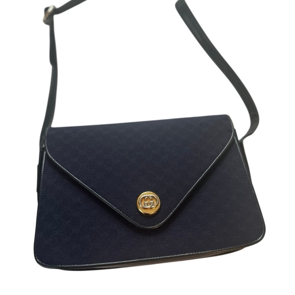 Gucci Midnight Blue and Black Shoulder Bag - Picture 6 of 16